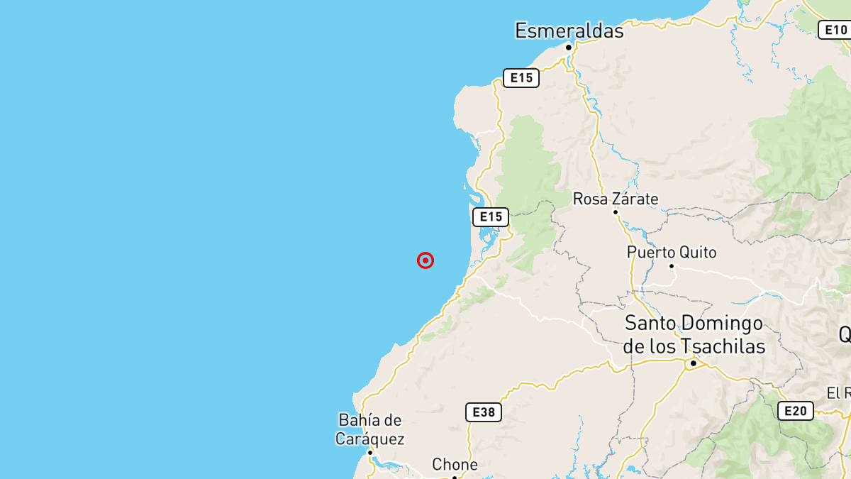 Temblor en Ecuador este 20 de mayo.