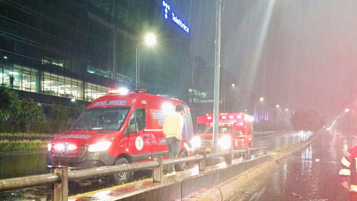 El pasado 16 de mayo se registró un accidente de tránsito en el redondel de E Ciclista, norte de Quito