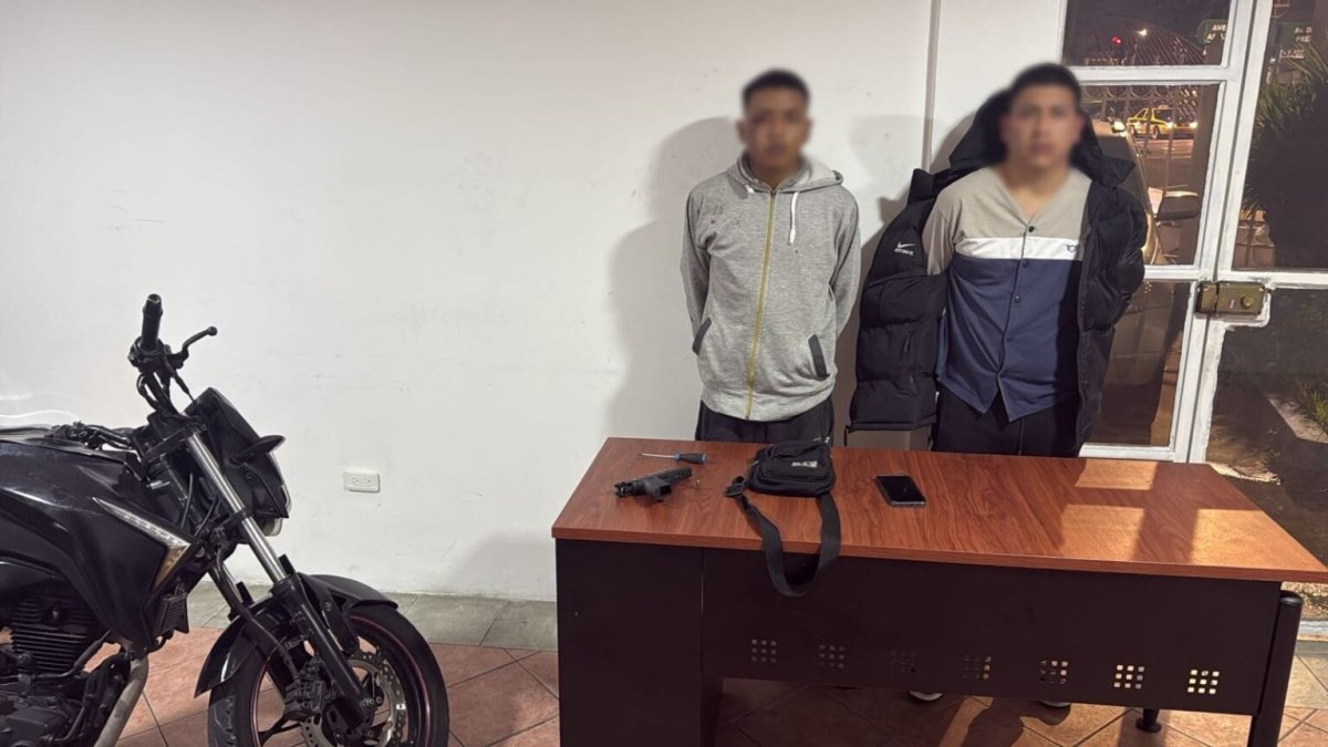Los dos detenidos son ecuatorianos y no tienen antecentes penales.