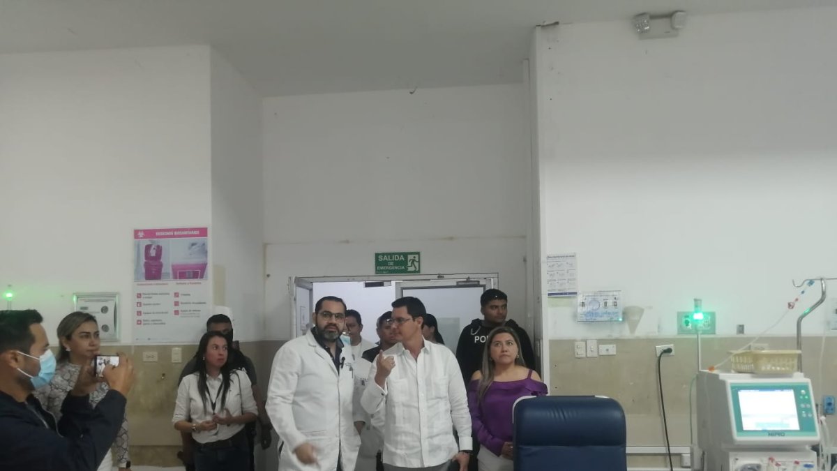 Gonzalo Ortega, defensor del Pueblo del Guayas, recorrió el Teodoro Maldonado.