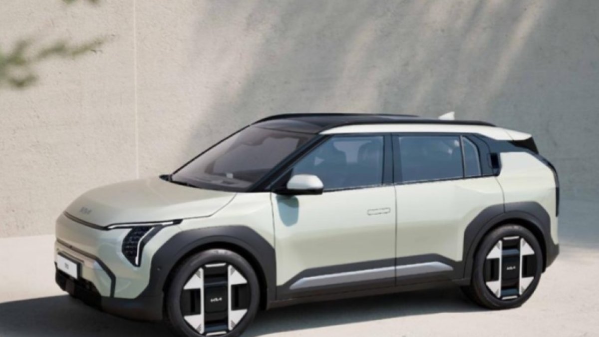 El Kia EV3 destaca por su modelo futurista y sostenibilidad con el medio ambiente.