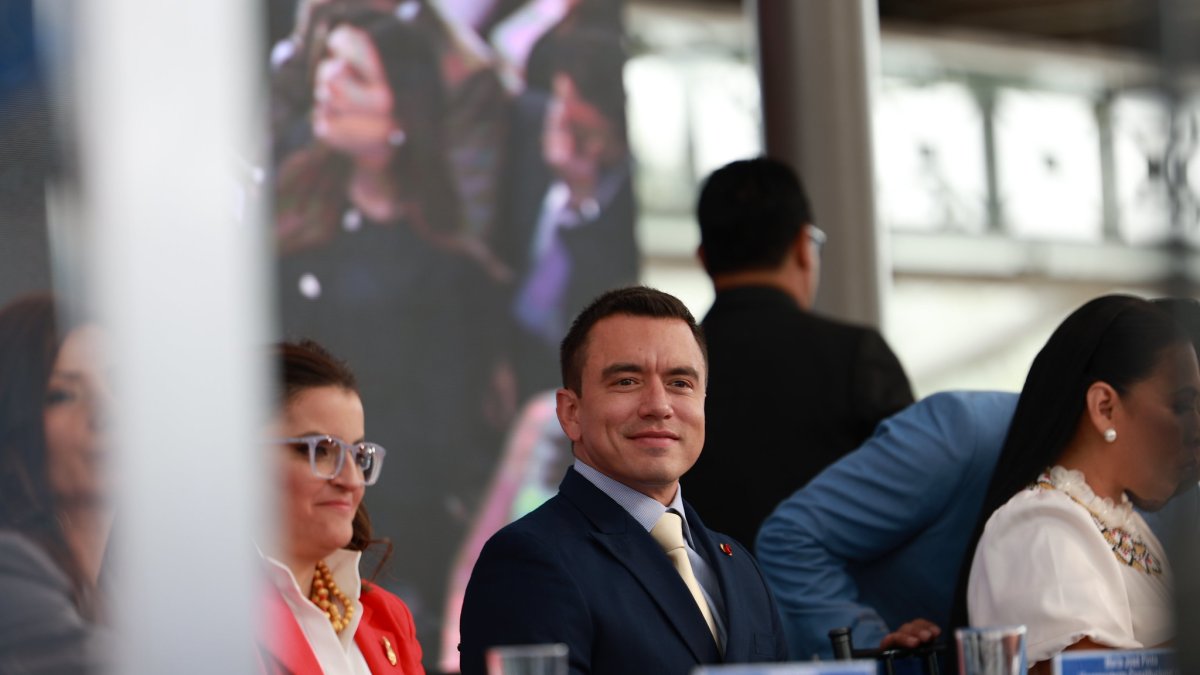 El presidente Daniel Noboa asumirá su nuevo mandato el 24 de mayo de 2025.