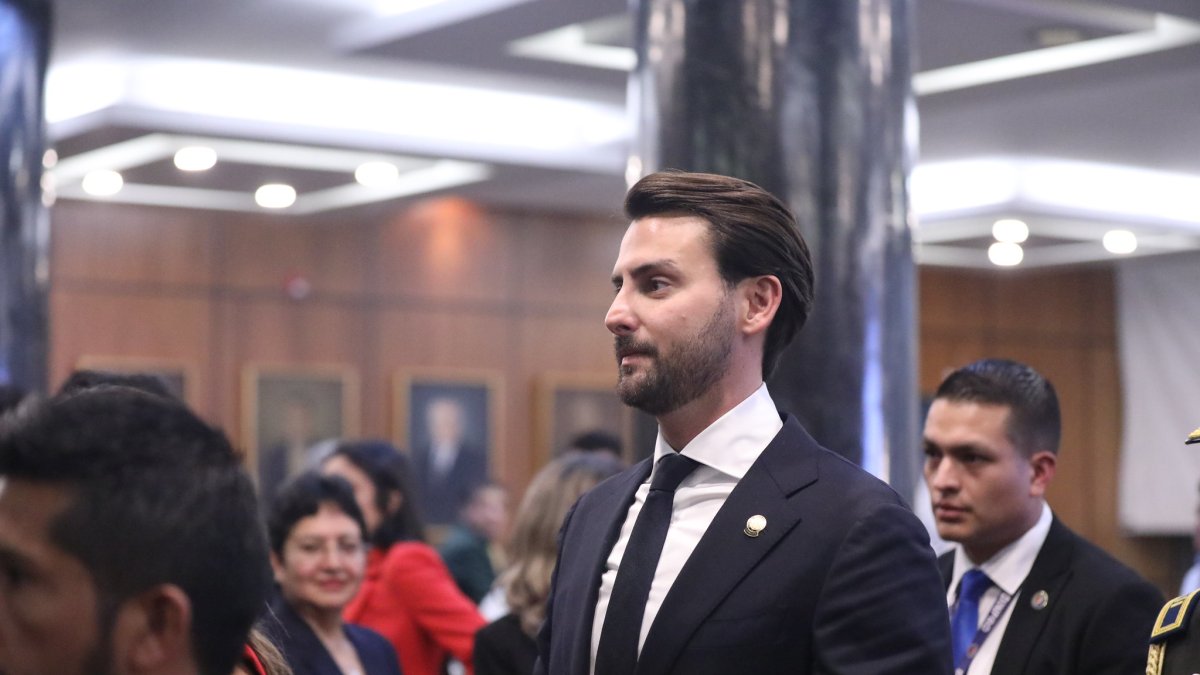 El presidente de la Asamblea Nacional, el oficialista Niels Olsen.