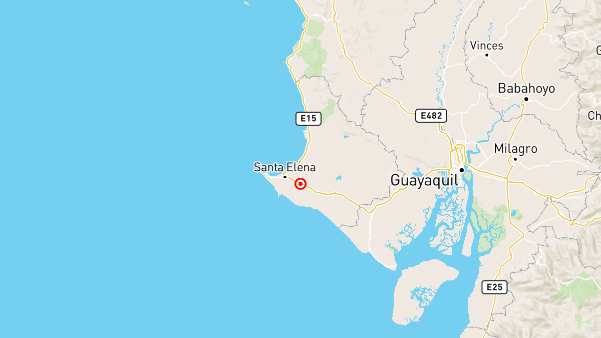 Temblor en Santa Elena.