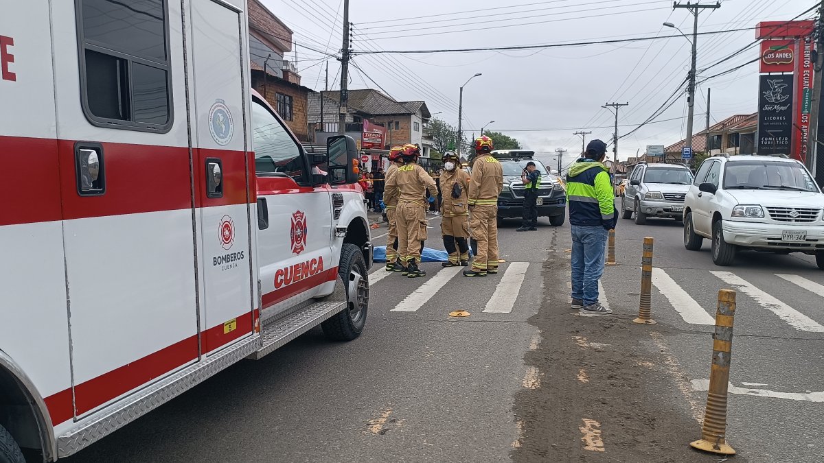 Un hombre falleció en un siniestro de tránsito ocurrido en la Panamericana Sur, en Cuenca.