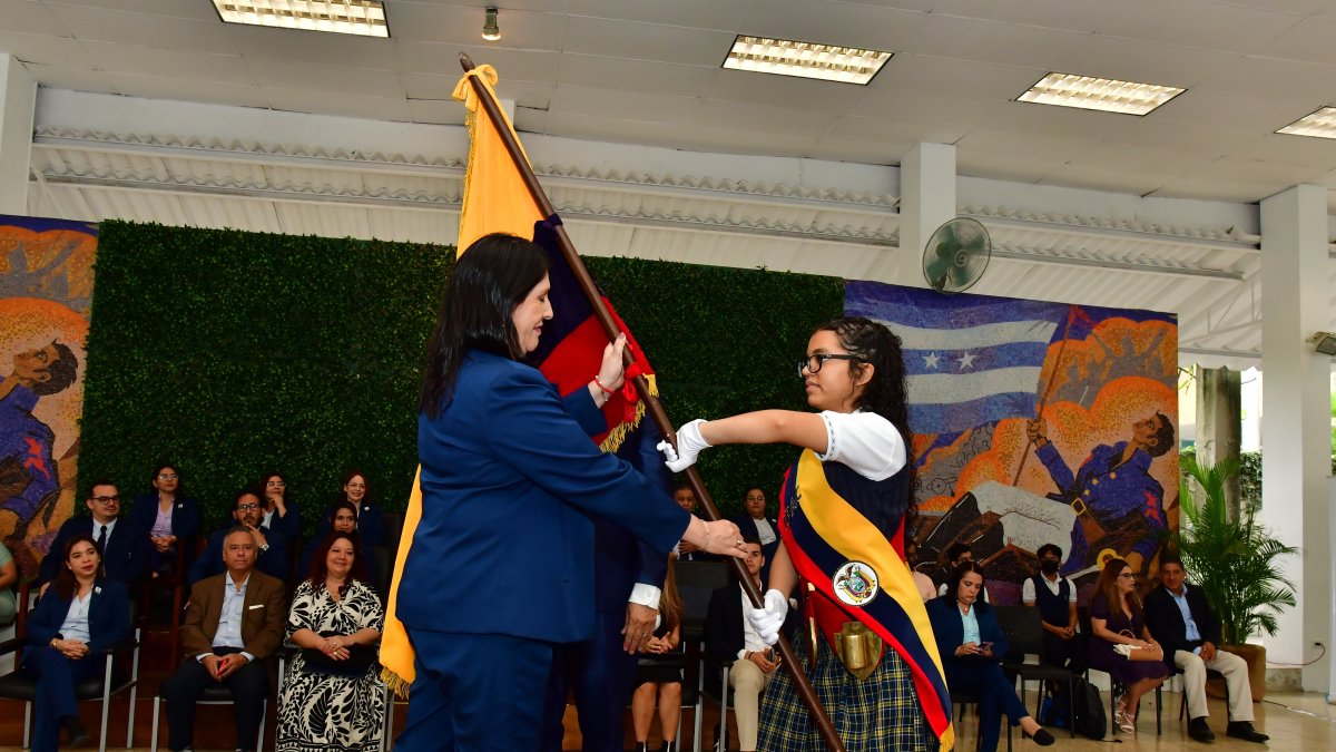 El evento estuvo lleno de orgullo y civismo.