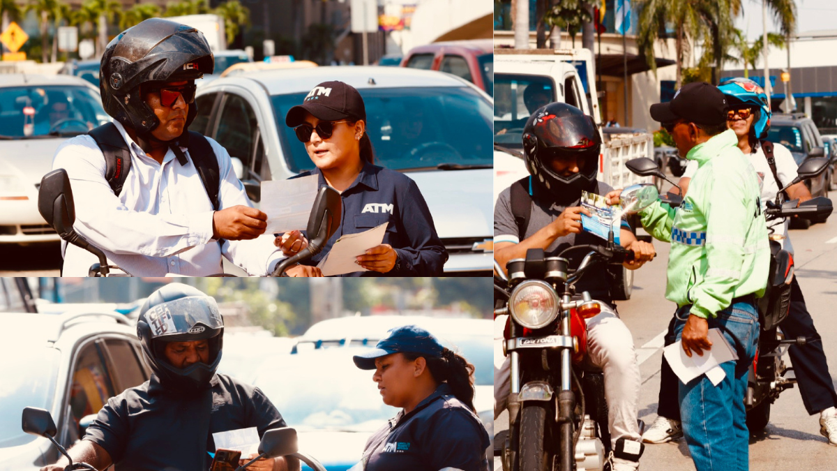 La ATM ha socializado a motociclistas sobre esta medida en Guayaquil.