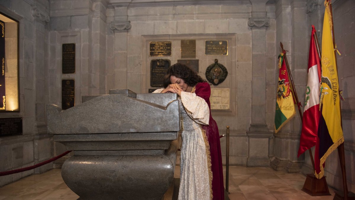 En la iglesia de La Catedral, ubicada en la Plaza Grande, reposan los restos de Antonio José de Sucre.