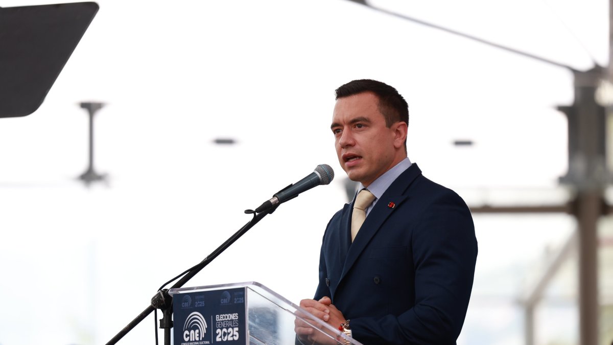 Daniel Noboa, de 37 años, empieza su segundo período presidencial, hasta el 2029.