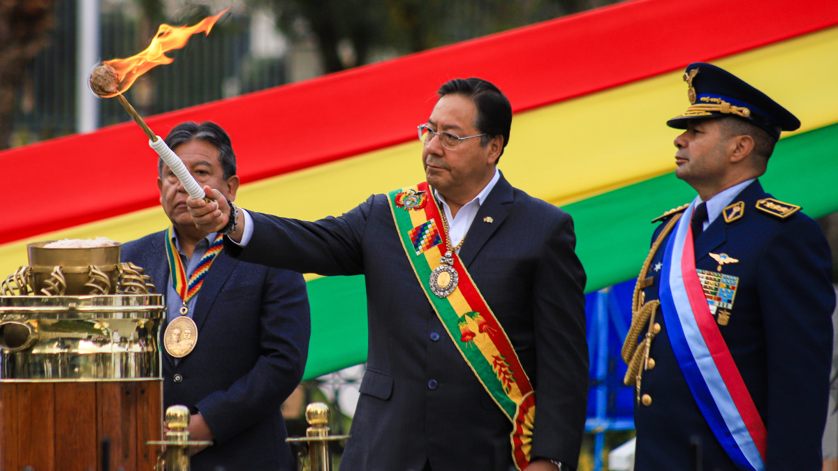 Luis Arce es el actual presidente de Bolivia
