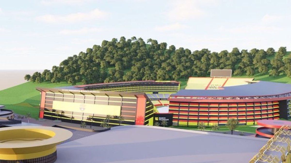 EL Mallnumental estará junto al estadio Monumental de Barcelona SC en Guayaquil.