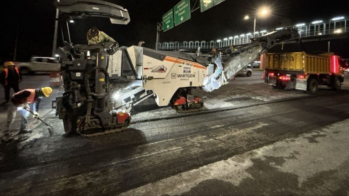 La intervención de la Ruta Viva se ejecuta entre las 21:00 y las 05:00 con el objetivo de minimizar el impacto en la movilidad.