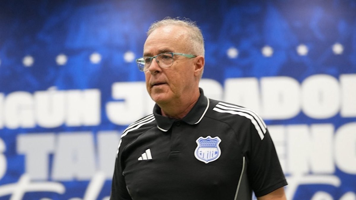 Jorge Célico, entrenador de Emelec.