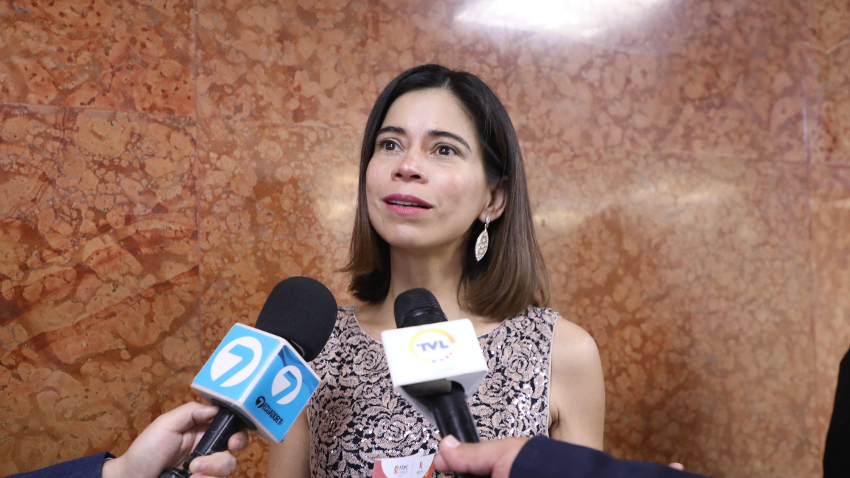 La exasambleísta del correísmo Esther Cuesta en una foto de archivo.