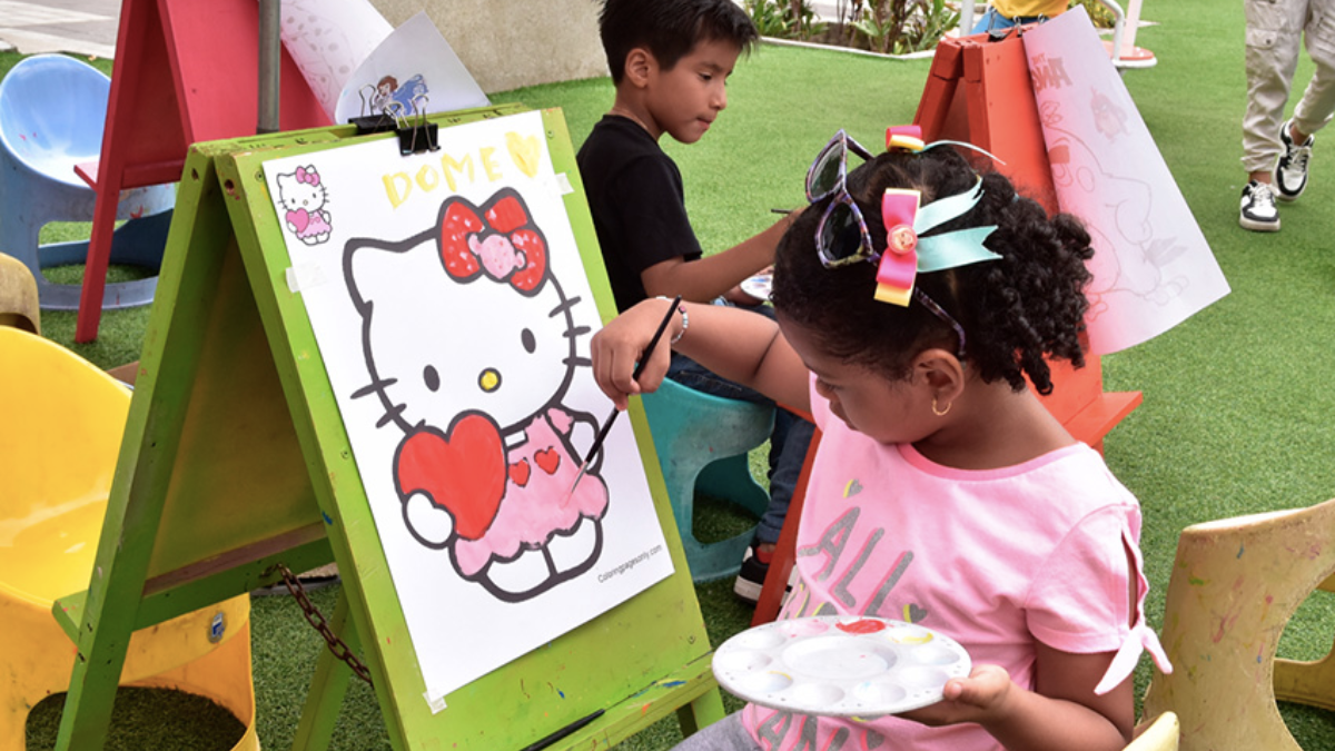 Diversión para los más pequeños en su día especial.