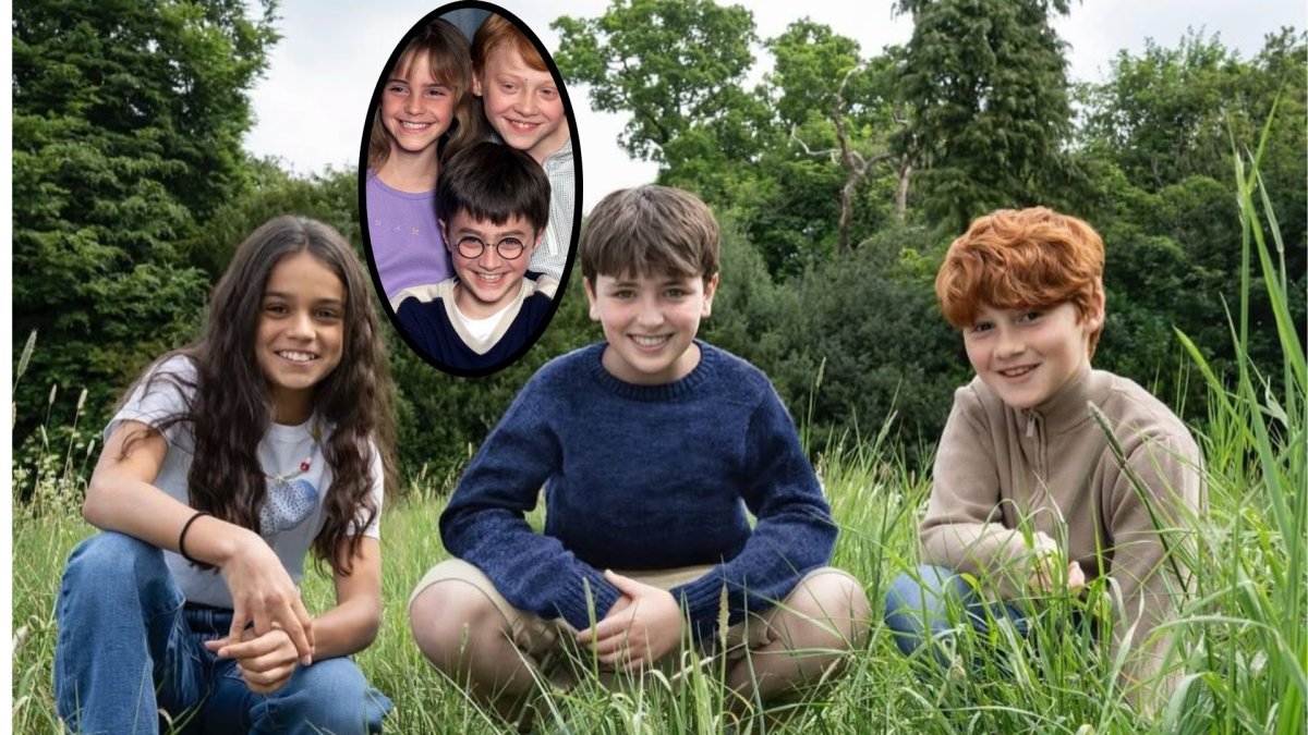 Dos generaciones diferentes de los protagonistas del mundo de Hogwarts.