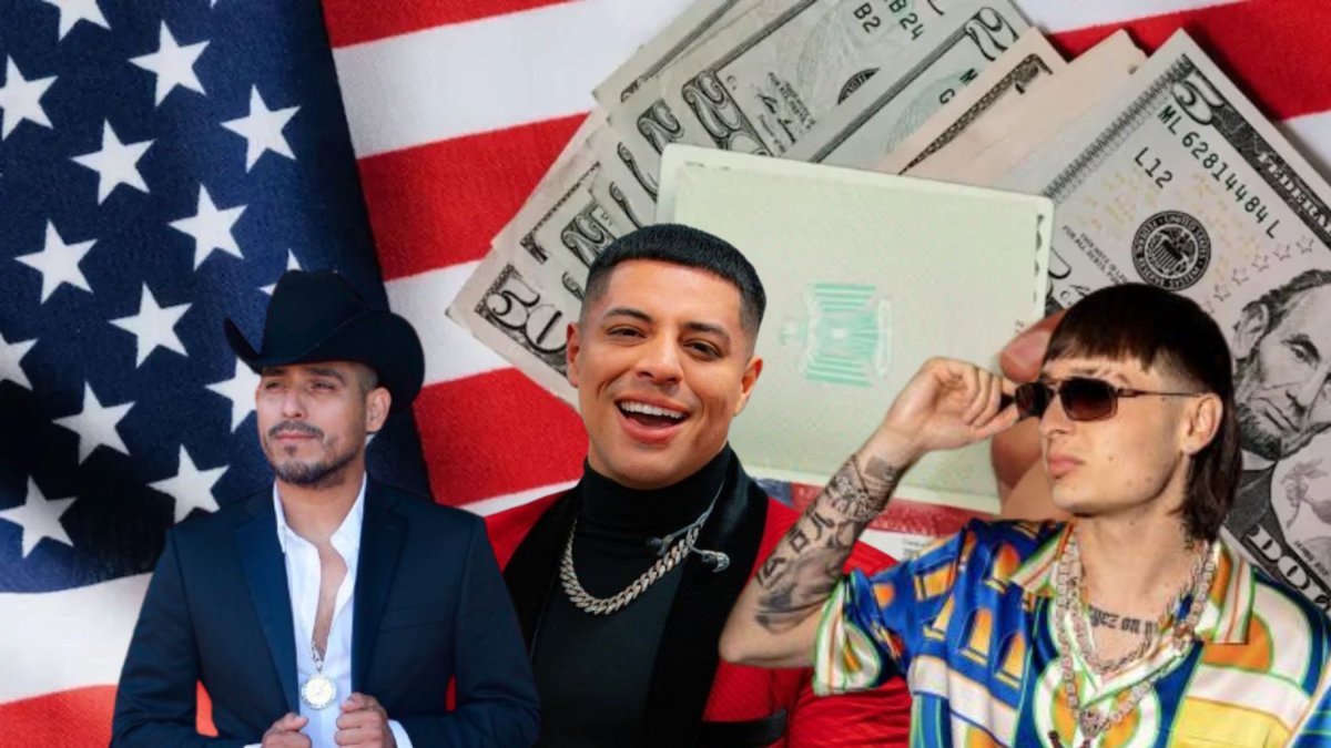 Espinoza Paz, Grupo Firme y Peso Pluma tienen problemas con la obtención de visas hacia Estados Unidos.