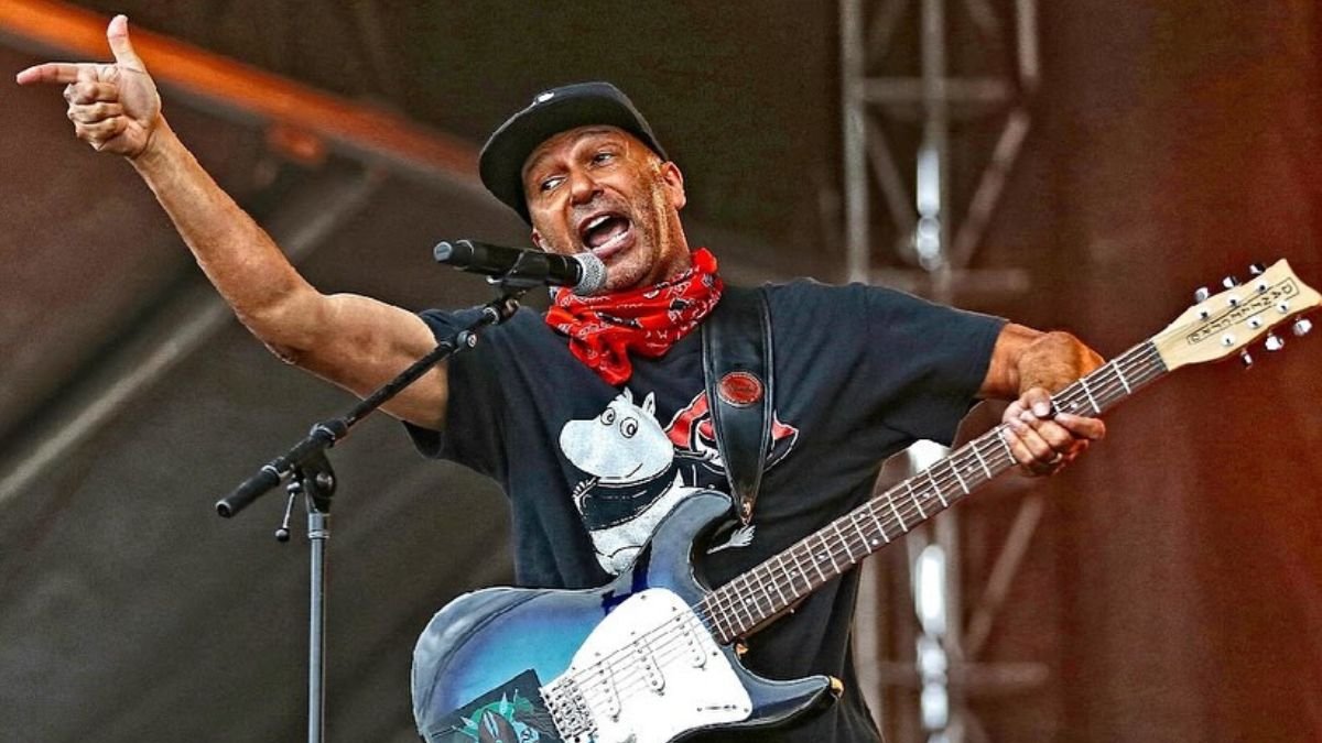 Tom Morello durante el festival de Boston Calling