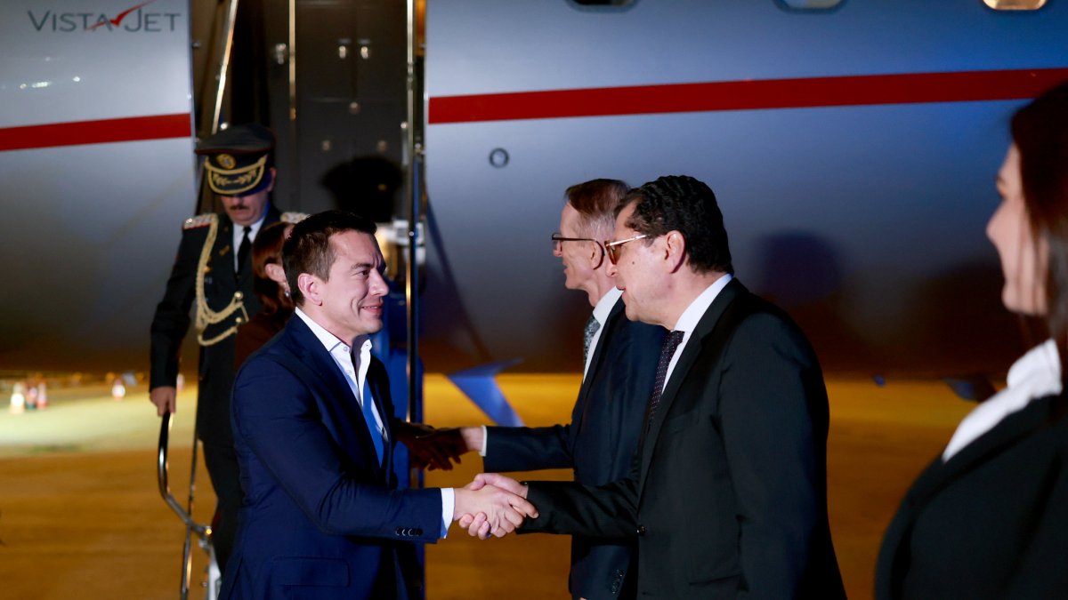 El presidente Daniel Noboa recientemente tuvo una gira presidencial fuera del país.