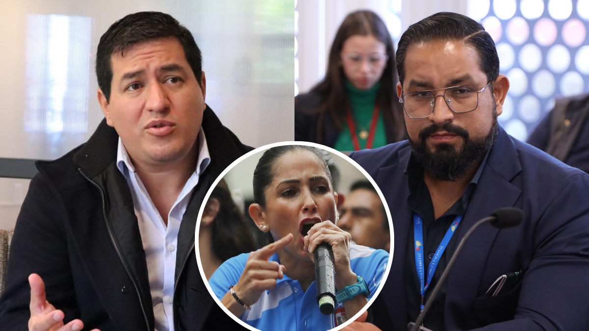 Andrés Arauz salió a defender a Luisa González de las críticas de Sergio Peña.