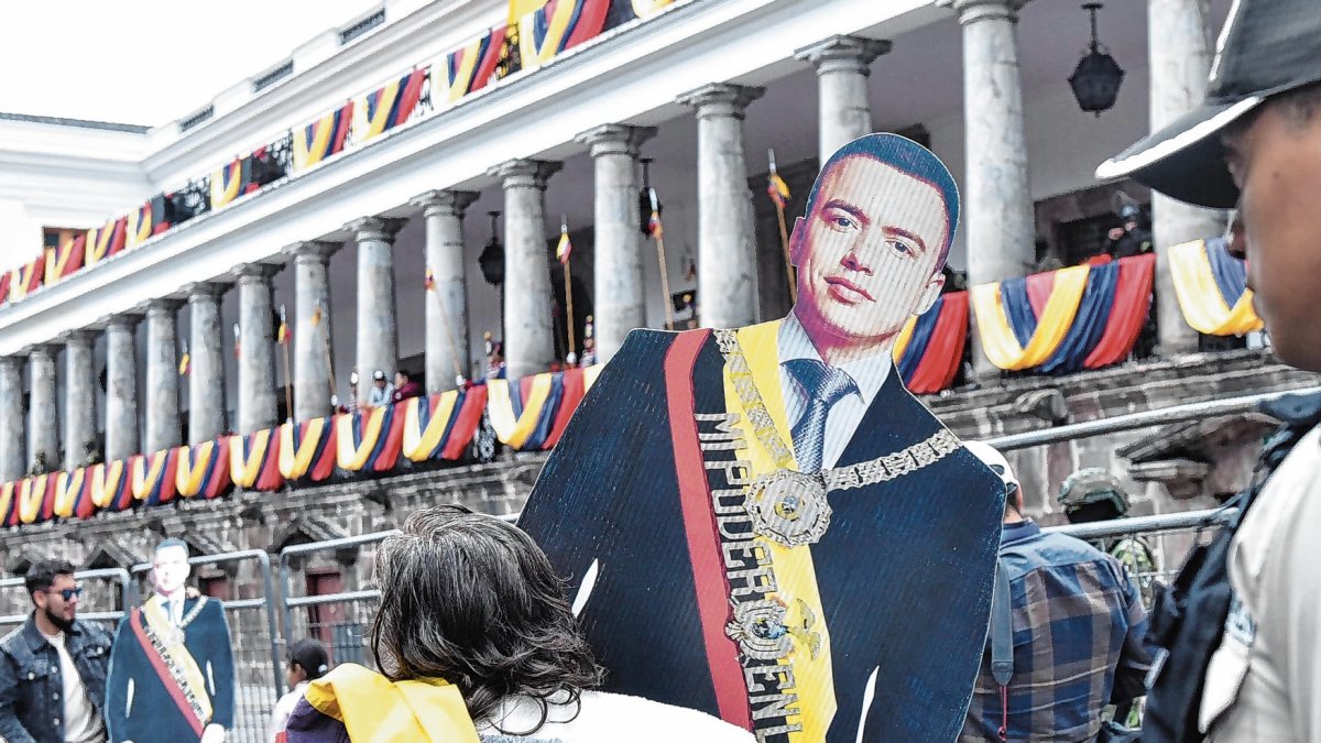 Denuncia. Daniel fue criticado por realizar campaña sin tomar licencia en febrero de 2025.