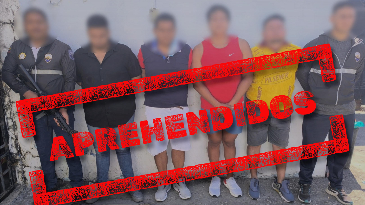 Los cuatro aprehendidos durante el operativo en La Libertad son investigados por su presunta implicación en una banda dedicada a movilizar vehículos robados.