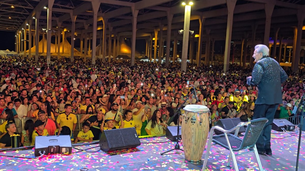 Fiesta del Ecuador, en Barcelona. Año 2024.