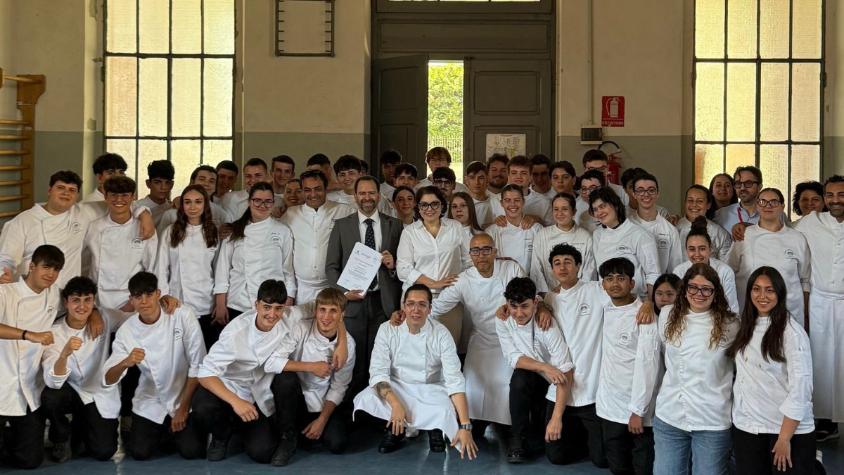 Logro gastronómico en Monza Italia.