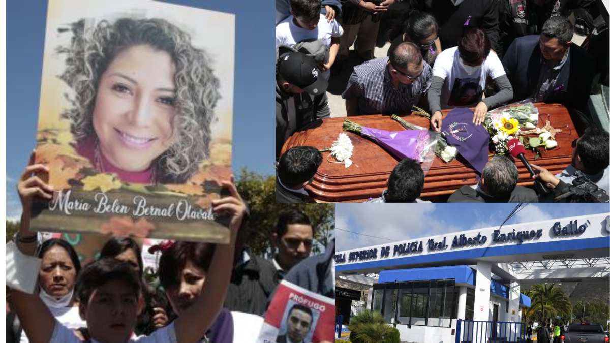 María Belén Bernal fue víctima de femicidio, en la Escuela Superior de Policía General Alberto Enríquez Gallo.