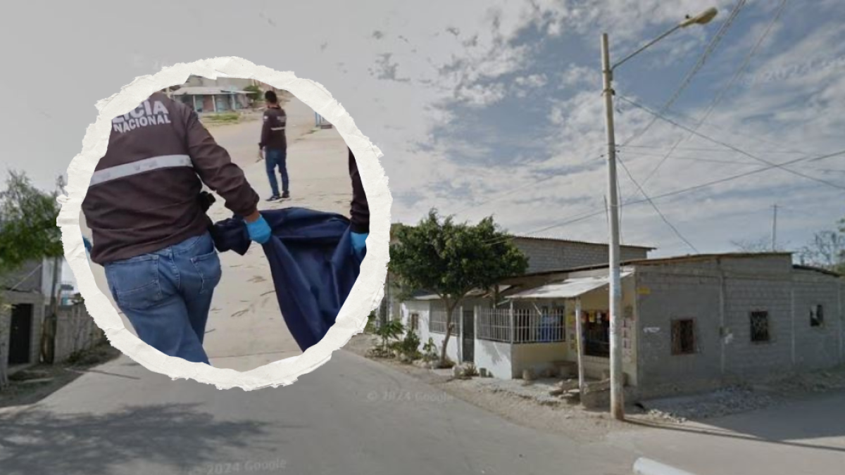 En este sector de las afueras de Santa Elena fue abandonado el cadáver.