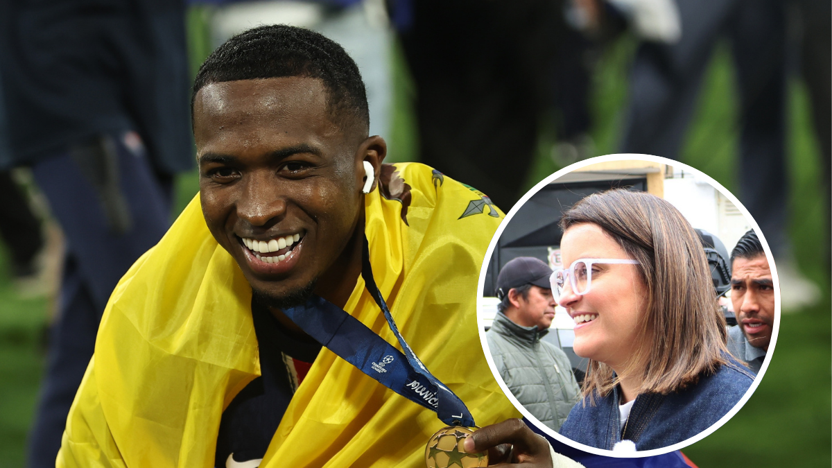 La vicepresidenta María José Pinto saludó la victoria de Pacho con el PSG en la Champions League.