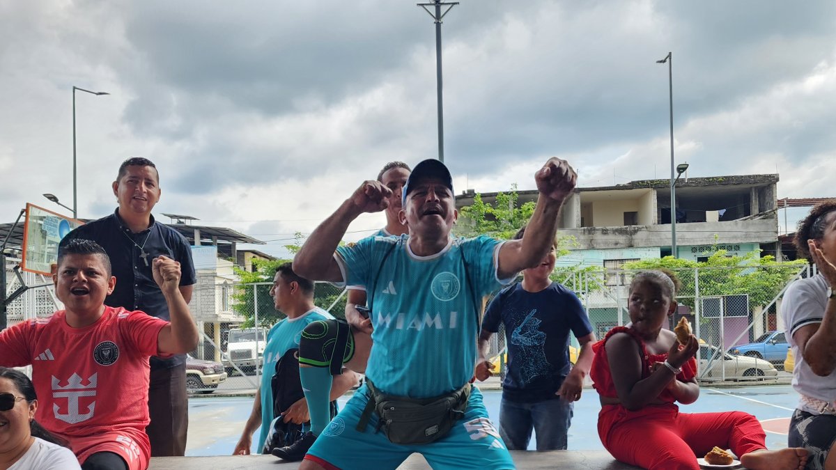 La final de Champions League se vivió con pasión en el parque La Brasilia.