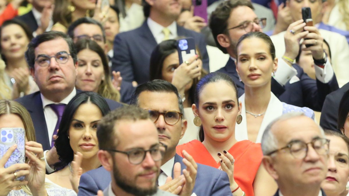 Marcela Holguín, exasambleísta correísta, entre los invitados para la investidura del presidente Daniel Noboa, el 24 de mayo de 2024.