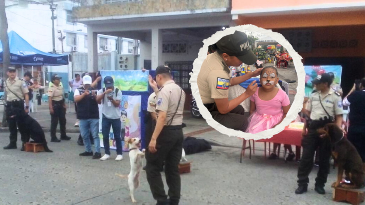 Diversas actividades comunitarias hubo para los niños en el barrio Garay.