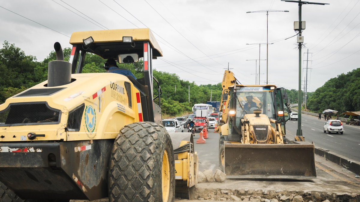 Personal municipal halló el socavón mientras le hacían mantenimiento al puente de la Perimetral.