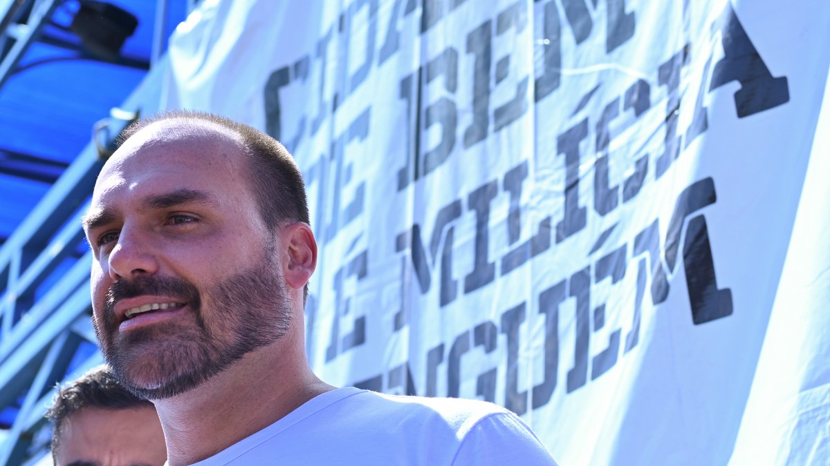 El diputado brasileño Eduardo Bolsonaro.