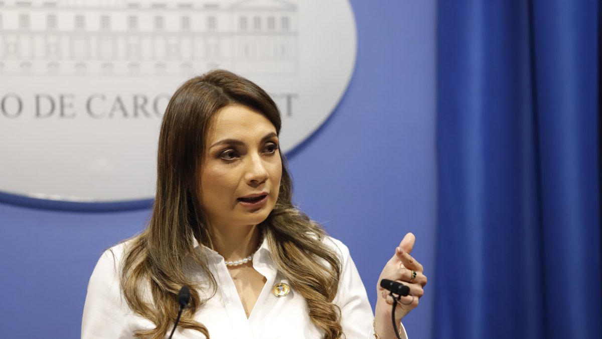 Carolina Jaramillo anunció la eliminación del subsidio al diésel para atuneros industriales durante su primera intervención como portavoz del Gobierno.