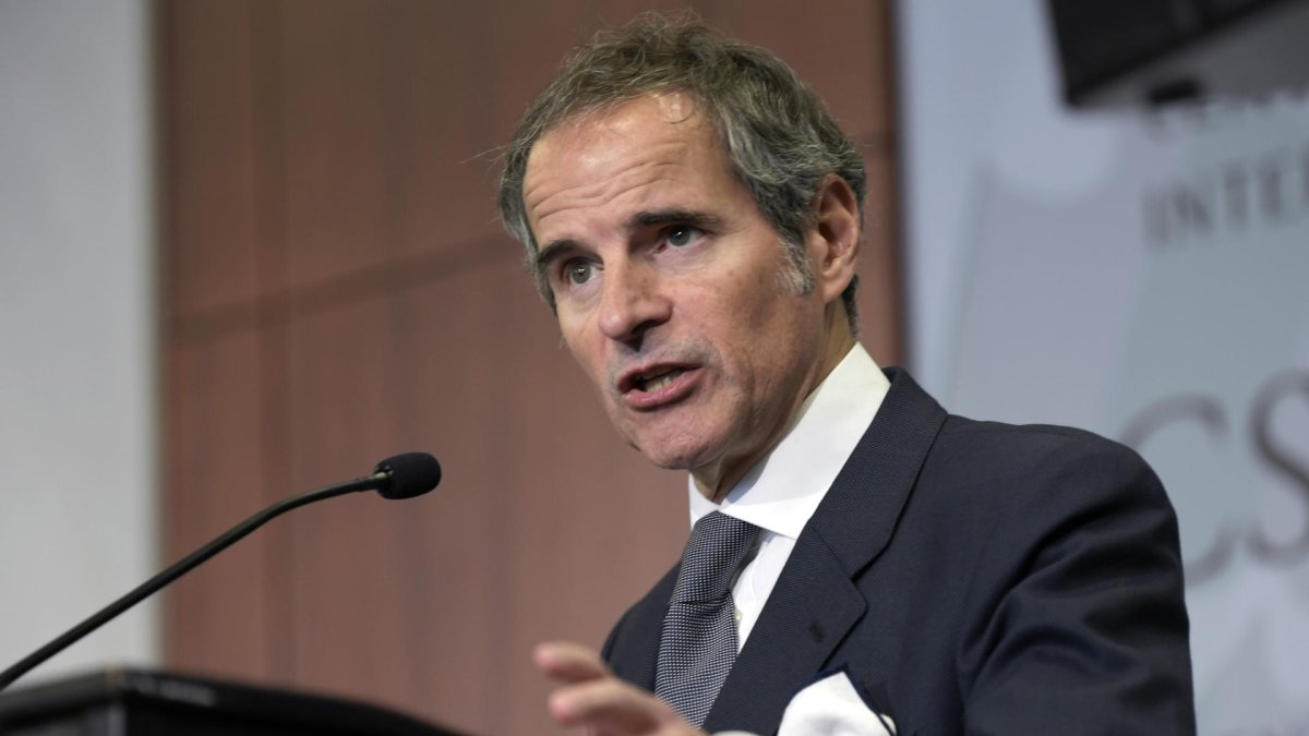 El director del Organismo Internacional de la Energía Atómica (OIEA), Rafael Grossi.