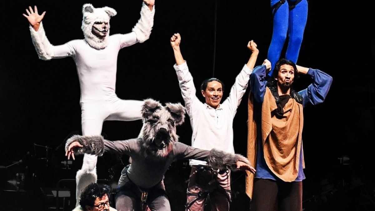 Pedro y el Lobo: Un espectáculo sensorial con más de 80 artistas en escena invita a las familias a redescubrir el clásico de Prokofiev en el Teatro Centro de Arte