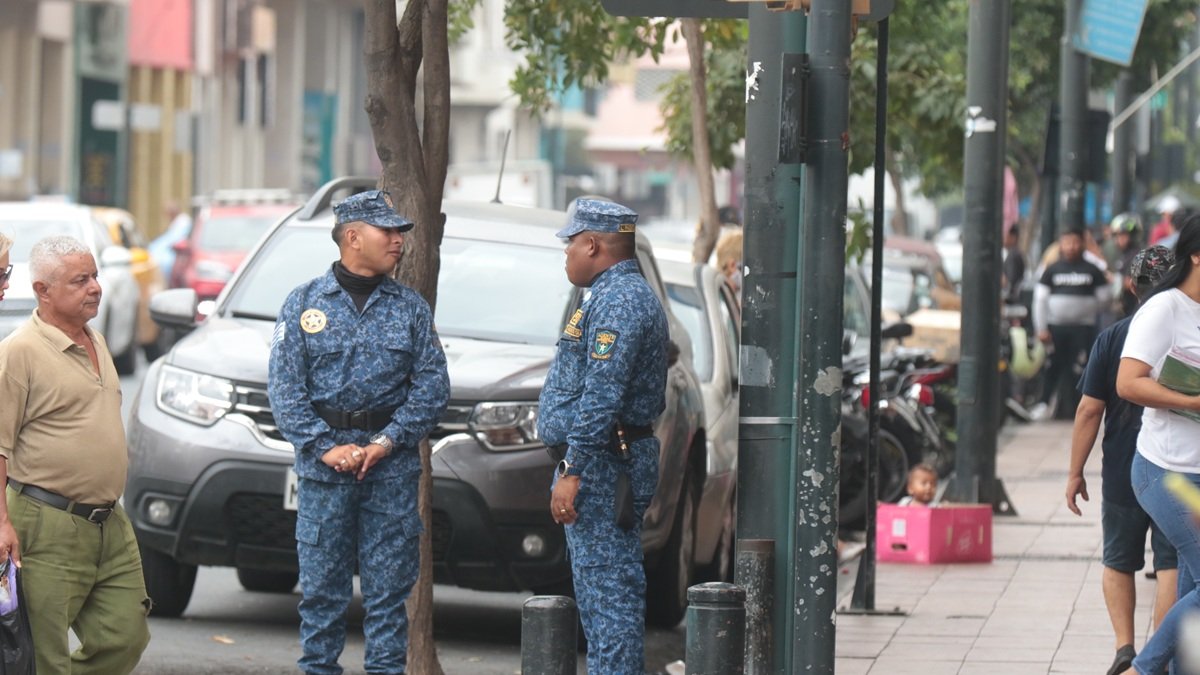 Agentes metropolitanos en Guayaquil. Imagen referencial.