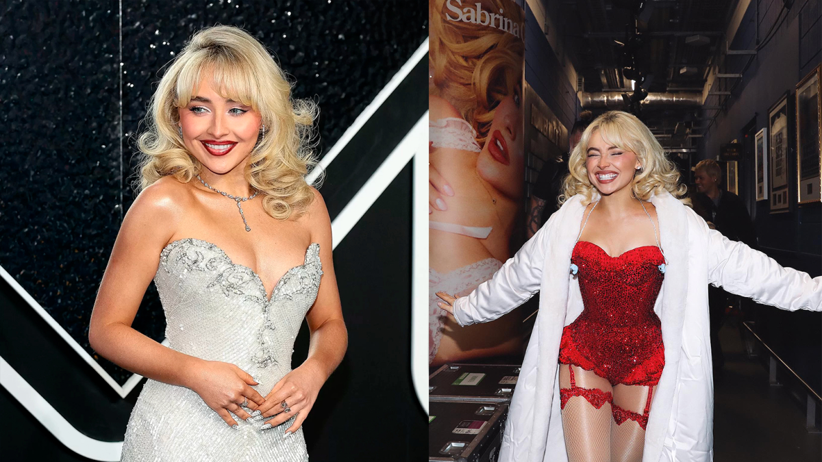 La cantante Sabrina Carpenter utiliza el escote de corazón en sus conciertos y eventos de alfombra roja.