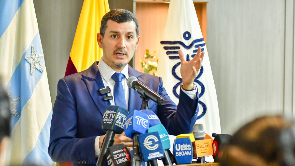 El presidente de la Cámara de Comercio de Guayaquil, Miguel Ángel González.