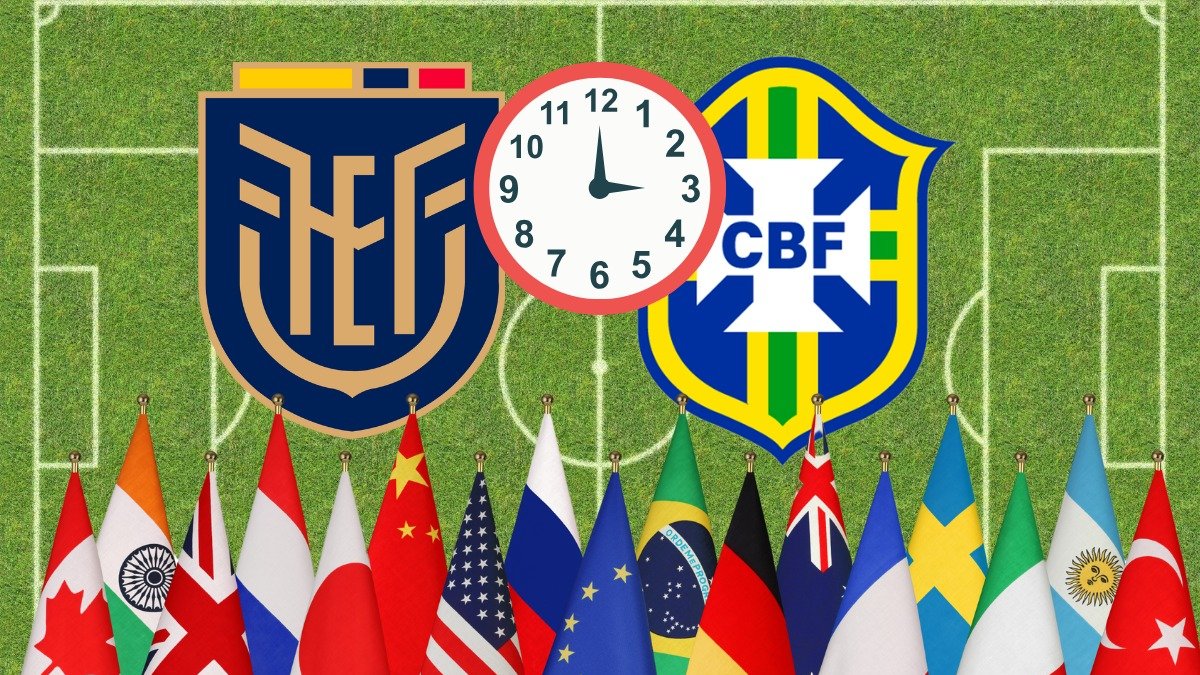 Ecuador y Brasil chocan en el estadio Monumental de Guayaquil.