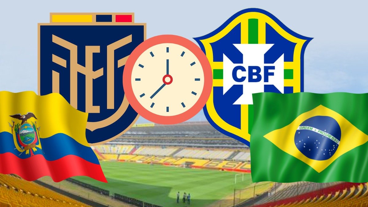 Ecuador y Brasil se enfrentarán en el estadio Monumental de Guayaquil.