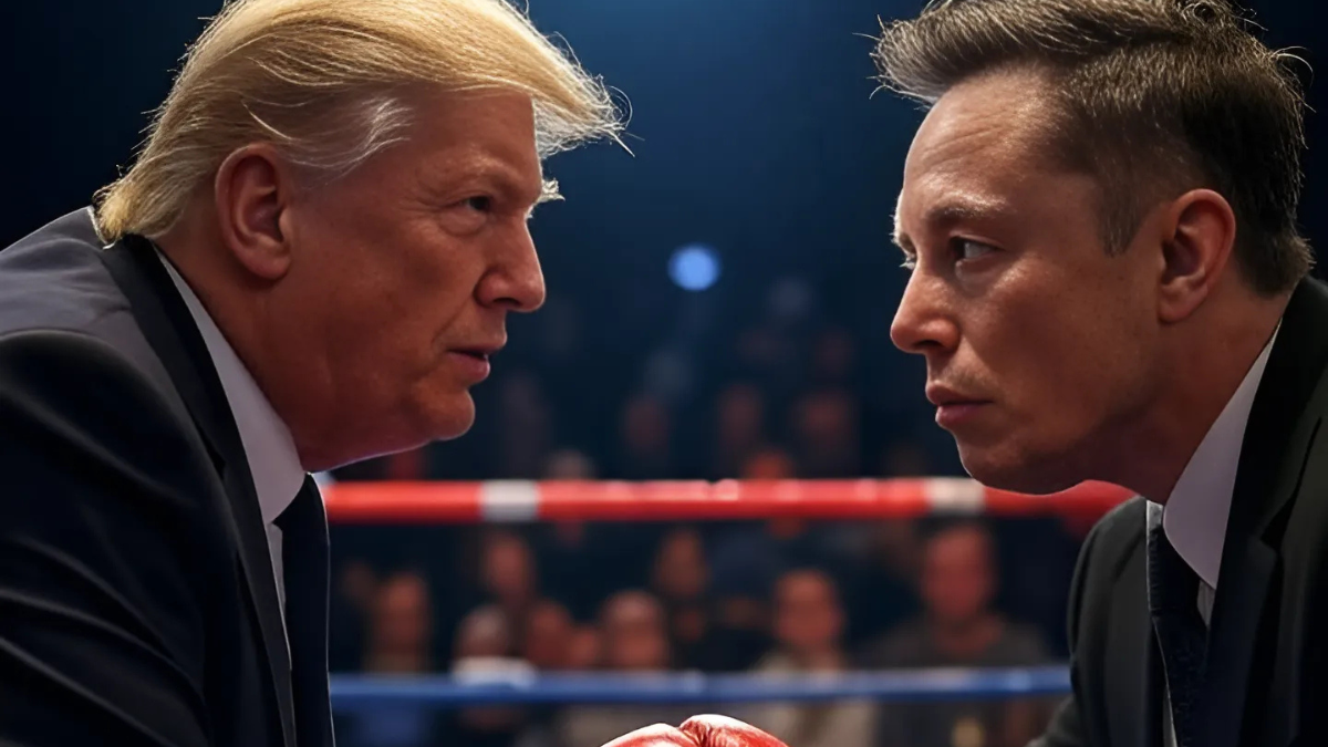 Elon Musk y Donald Trump intercambian acusaciones y amenazas en tiempo real.