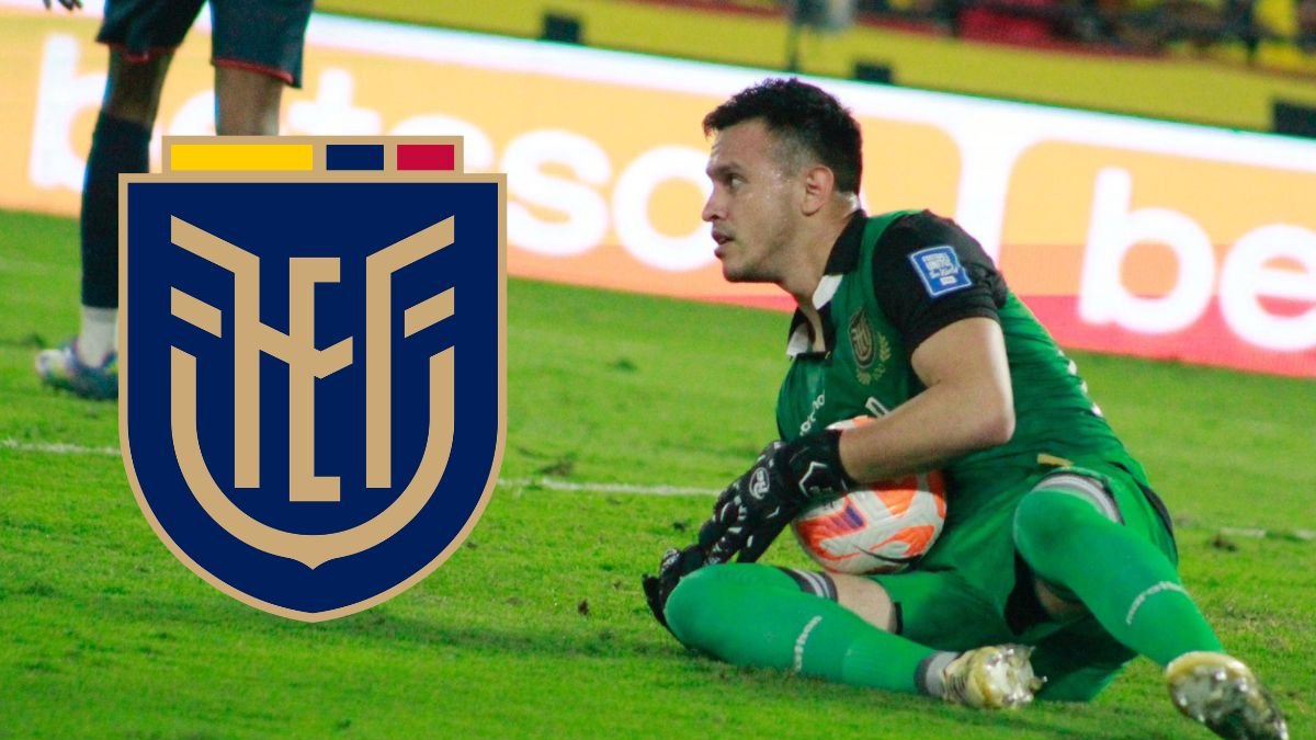 Gonzalo Valle arquero de Ecuador que debutó ante Brasil.