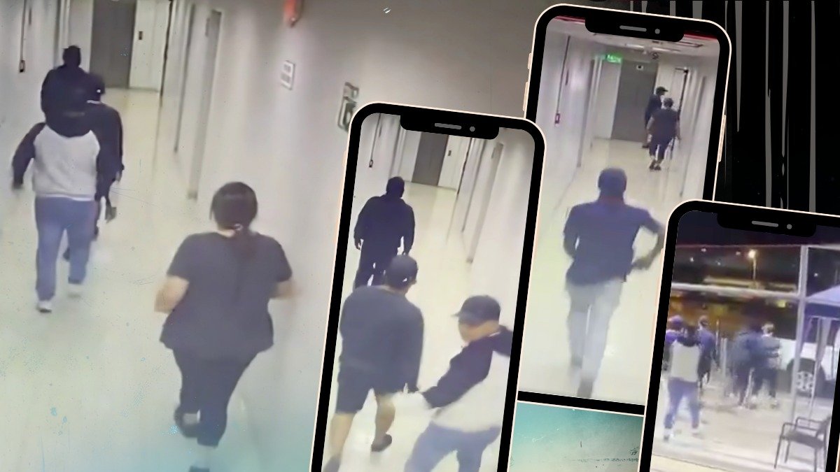 El momento del secuestro quedó grabado en cámaras de vigilancia.