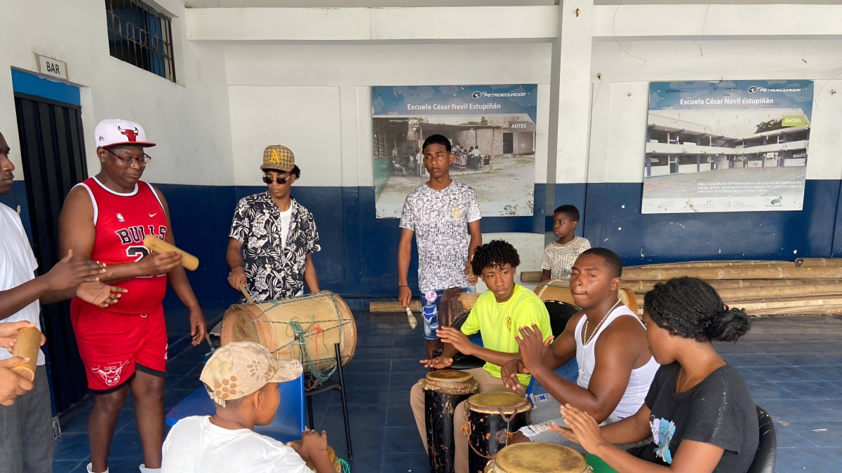 Iniciativa. Diversos sectores de Esmeraldas contrastan la violencia de la provincia con el arte de la marimba.