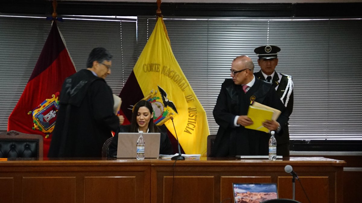 Audiencia en el caso Reconstrucción de Manabí.