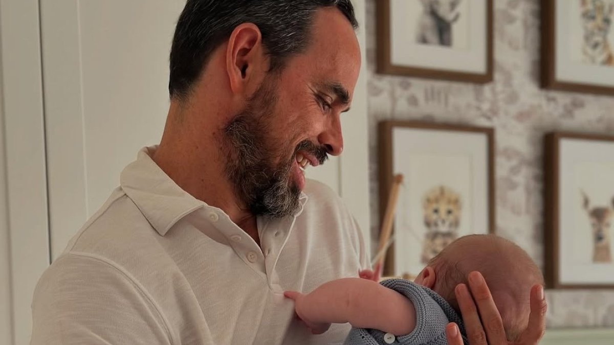 Pedro Pablo Duart con su hijo, Cayetano.